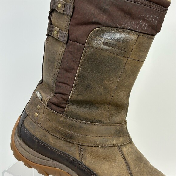 Merrell Bracken Women's Snow Boots Brown Waterproof Insulated Pull-On 8.5 - Picture 2 of 15